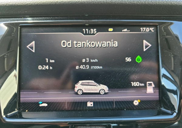 Skoda Fabia cena 48900 przebieg: 86300, rok produkcji 2019 z Nowe małe 154